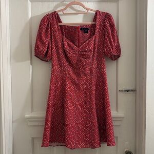 French Connection Red Floral Patterned Garment